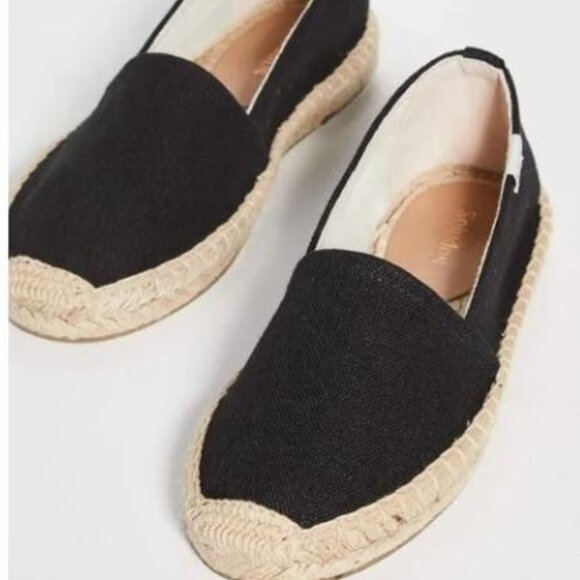 NWT SOLUDOS The Original Dali Women's Black Espadrille Shoes - Picture 2 of 12